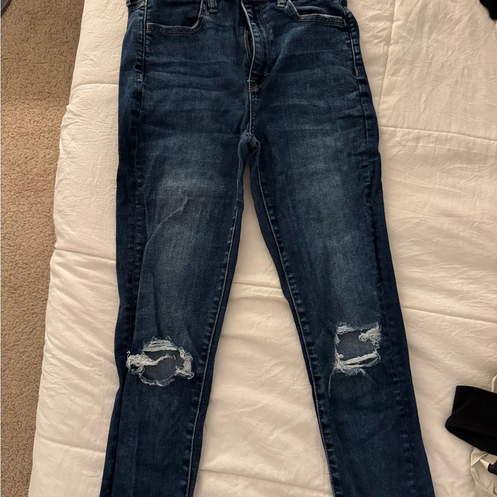 Women's American Eagle Next Level Stretch Distressed Skinny Jeans